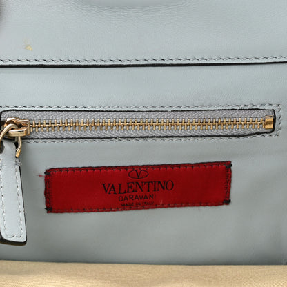 Valentino Garavani Vitello Mini Rockstud Tote Sky Sorbet 6 of 9