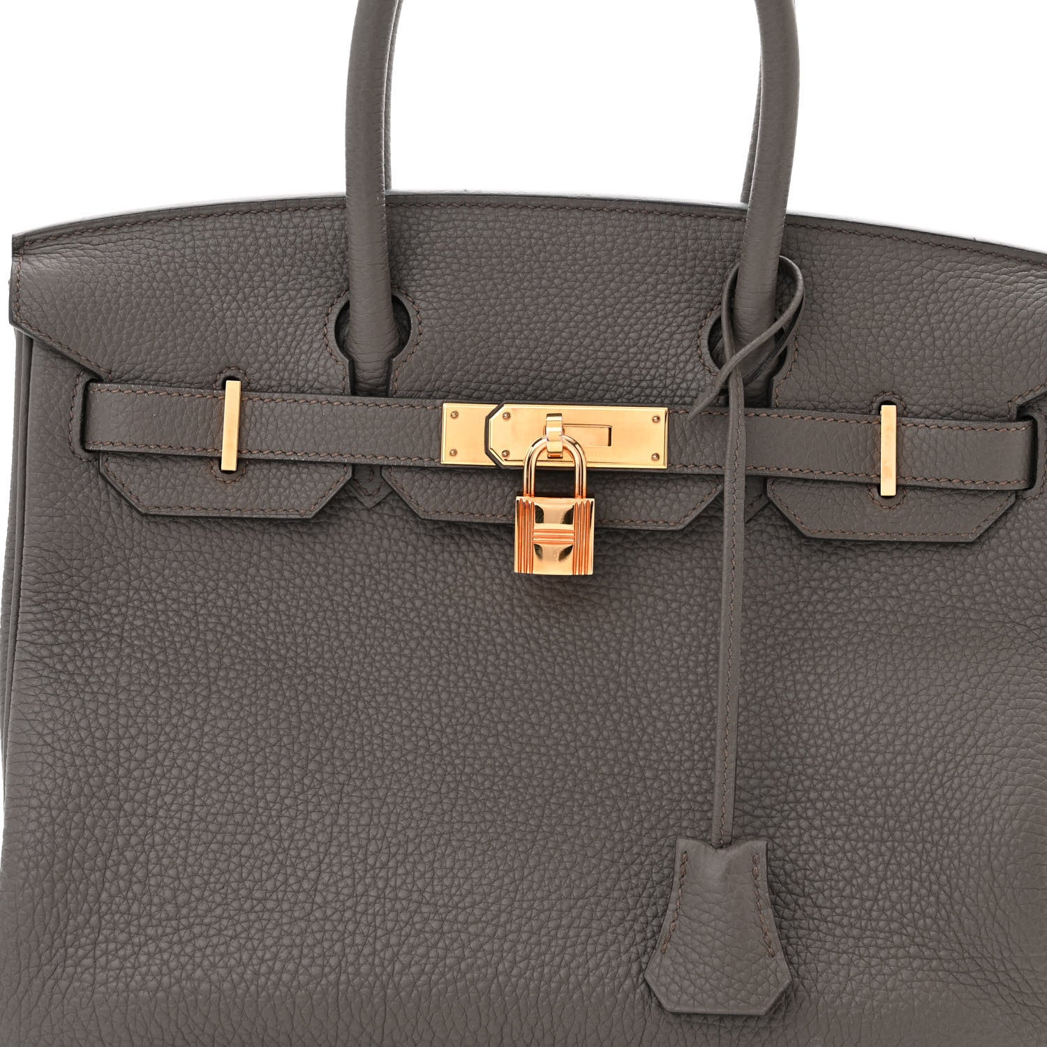 Hermes Togo Birkin 30 Etain 8 of 16