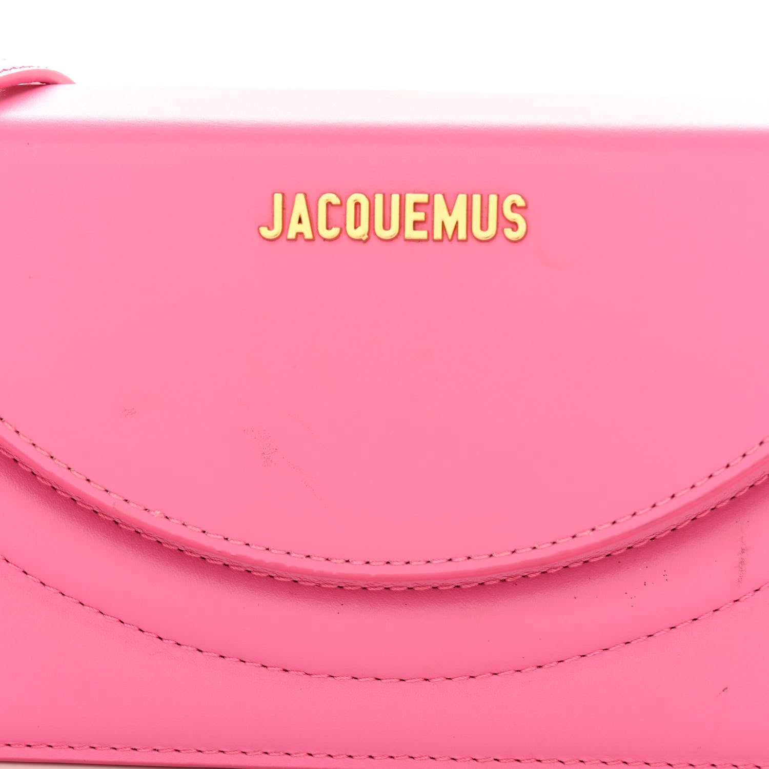 Jacquemus Smooth Calfskin Le Sac Rond Pink 7 of 18
