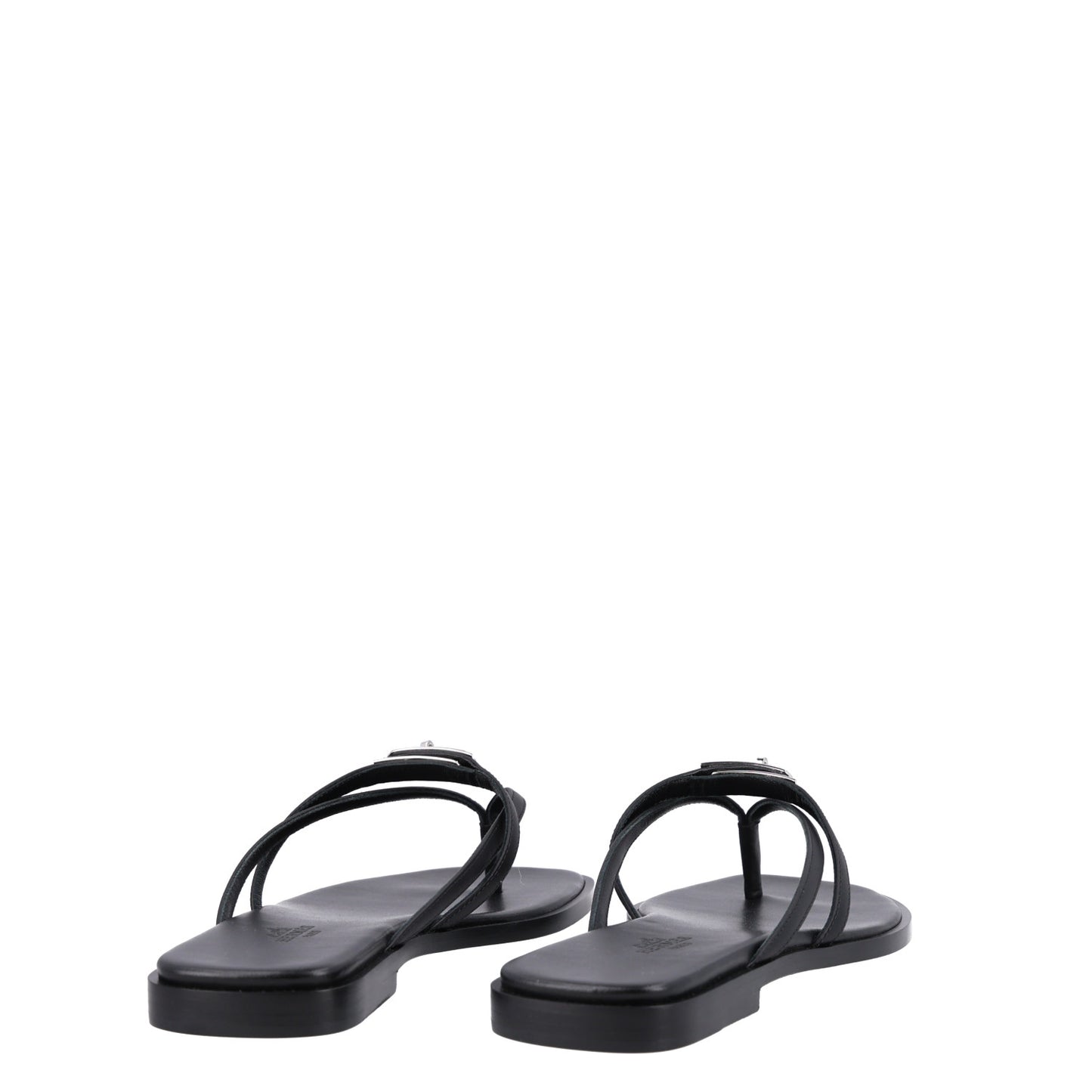 Calfskin Miss Sandals 37 Black