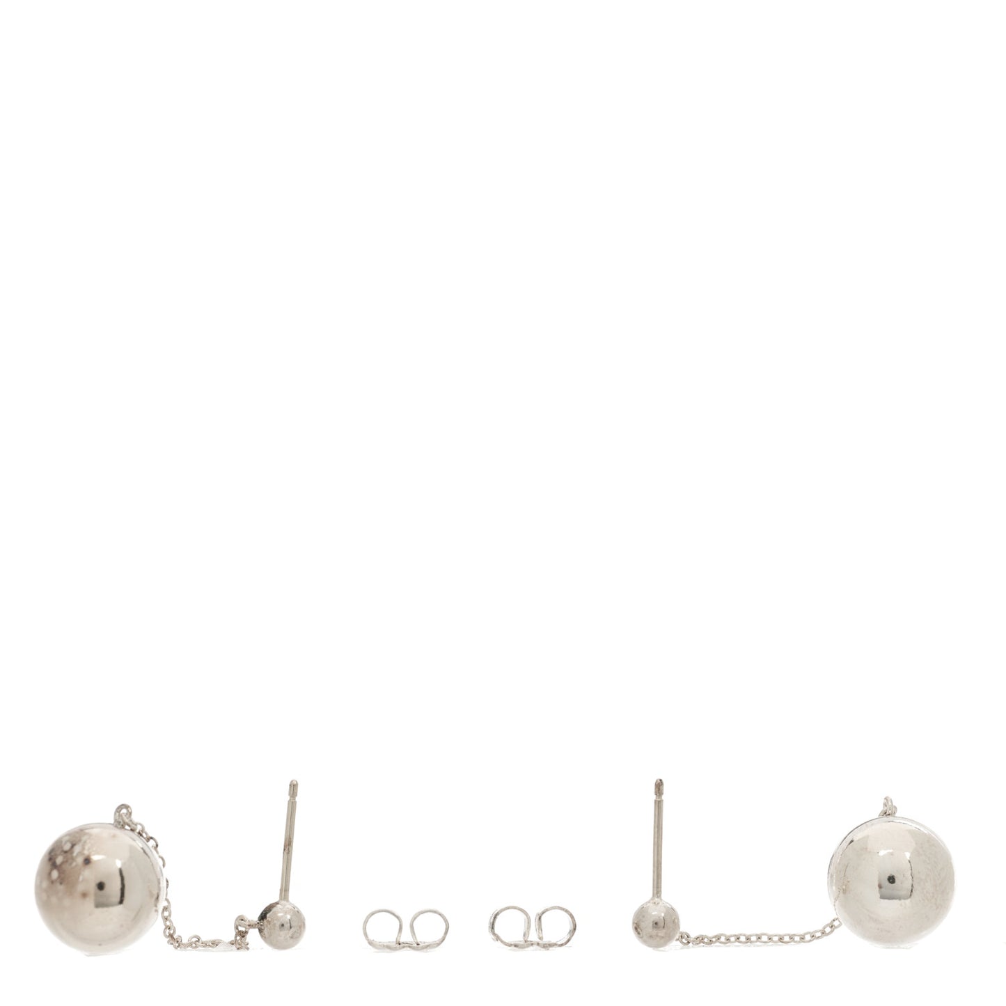 Sterling Silver 10mm HardWear Ball Drop Earrings