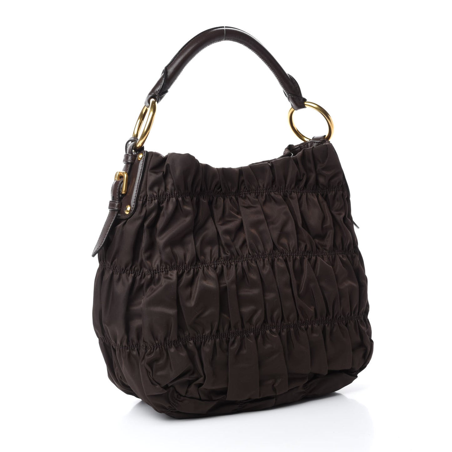 Tessuto Nylon Gaufre Hobo Moro