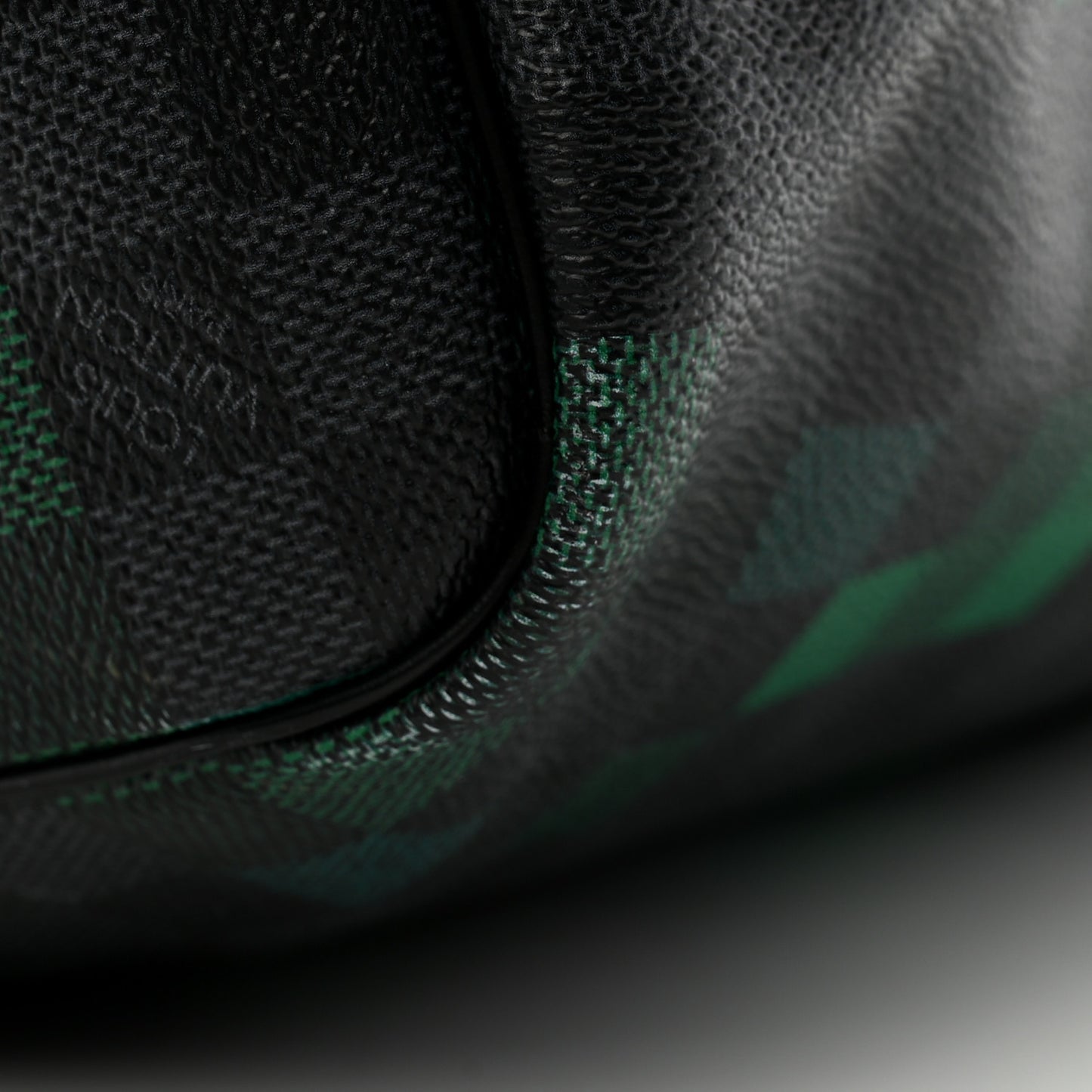 Damier Graphite Pixel Keepall Bandouliere 50 Vert