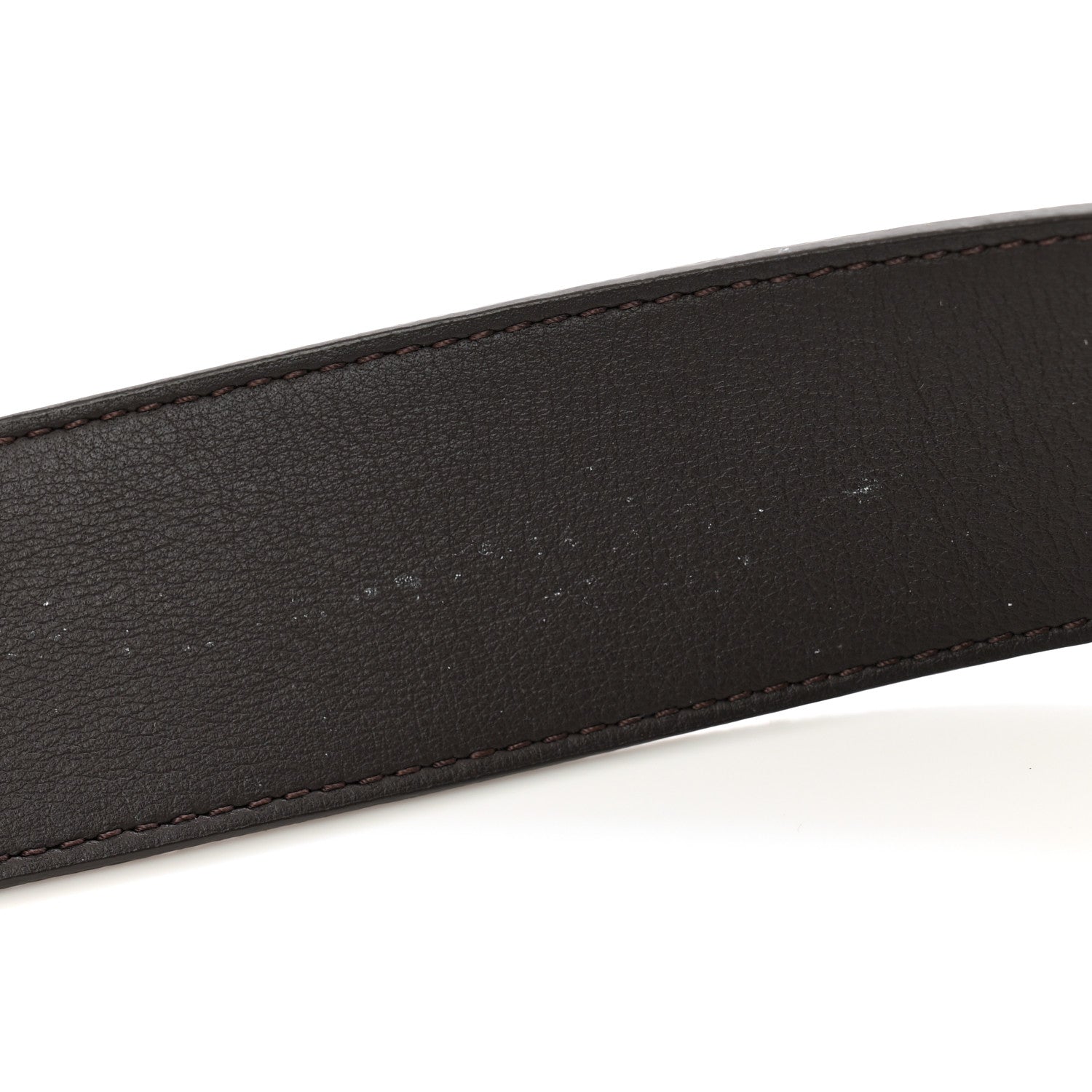 Louis Vuitton Calfskin Monogram 40mm LV Pyramide Stripes Reversible Belt 95 38 8 of 8