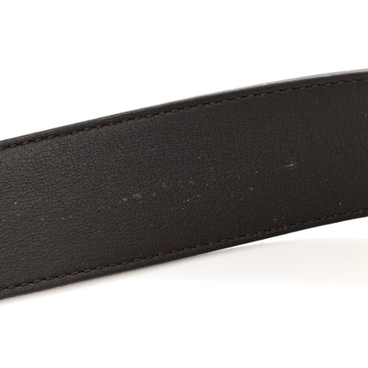 Louis Vuitton Calfskin Monogram 40mm LV Pyramide Stripes Reversible Belt 95 38 8 of 8