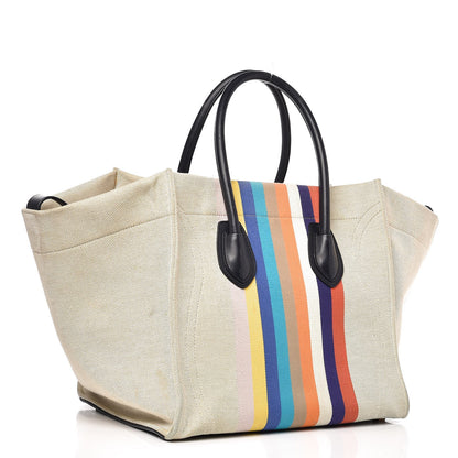 Celine Cotton Canvas Medium Phantom Luggage Multicolor 3 of 12
