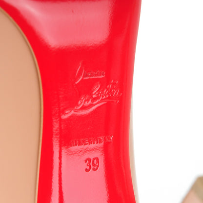 Christian Louboutin Patent Pigalle 100 Pumps 39 Nude 6 of 7