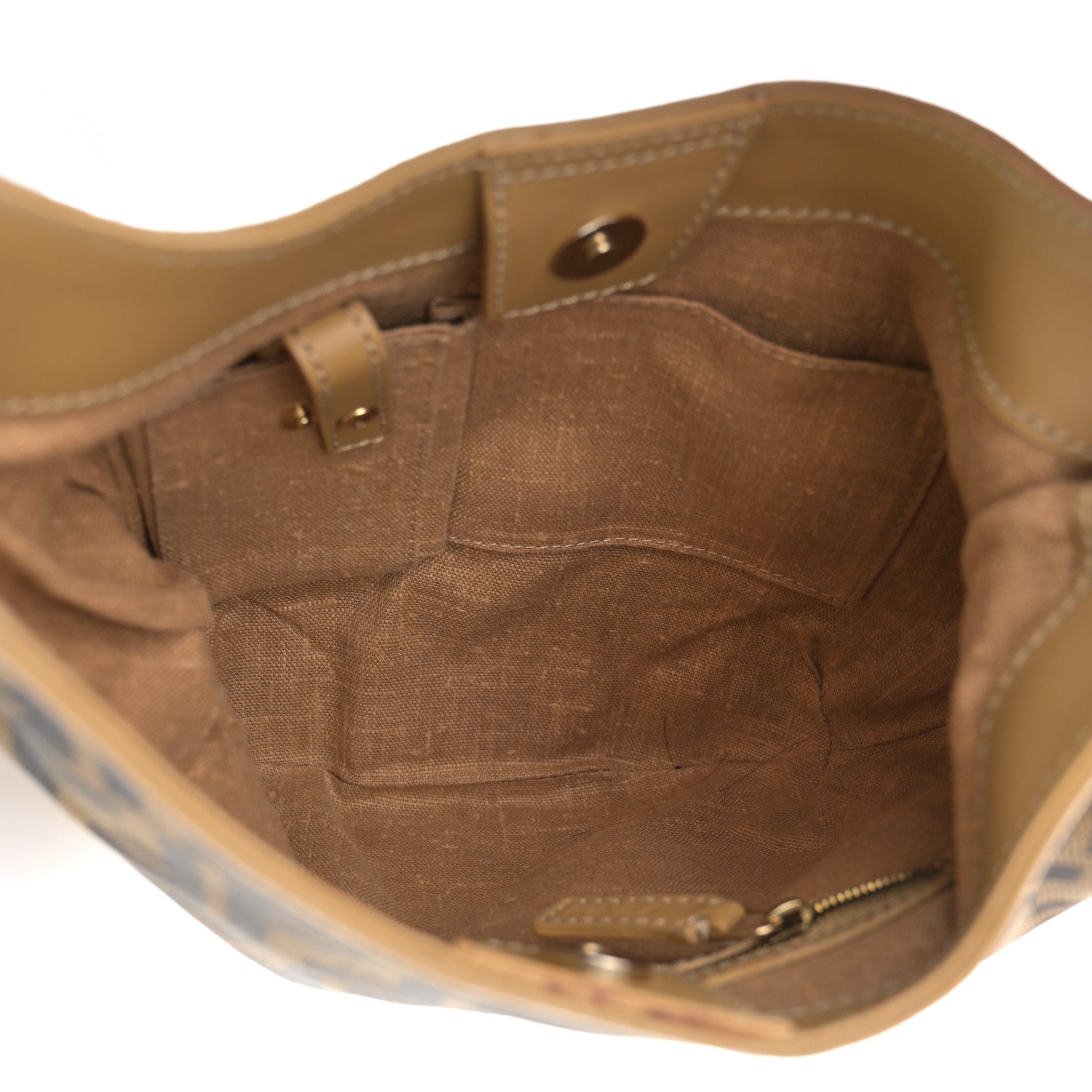 Fendi Zucca Shoulder Bag Tobacco Beige 5 of 10
