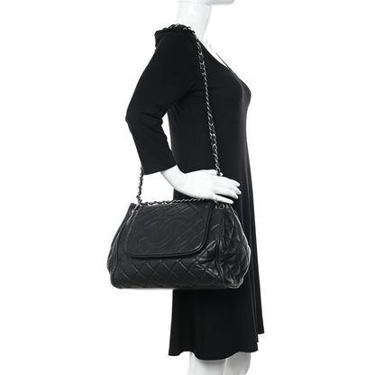 Chanel Caviar Quilted Timeless Accordion Flap Black 2 of 12