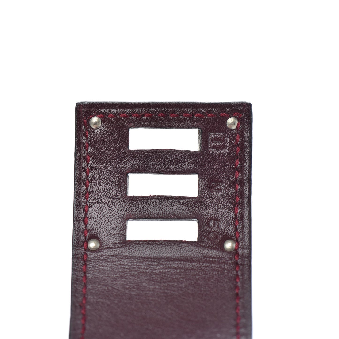 Swift Kelly Dog Bracelet Rouge H