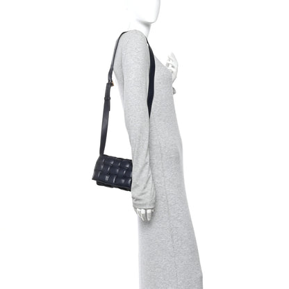 Bottega Veneta Nappa Maxi Intreccio Small Padded Cassette Crossbody Bag Deep Blue 2 of 9