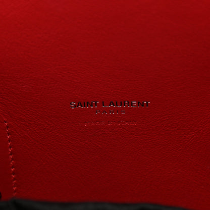 Saint Laurent Grained Calfskin Small Sac De Jour Lipstick Red 8 of 13