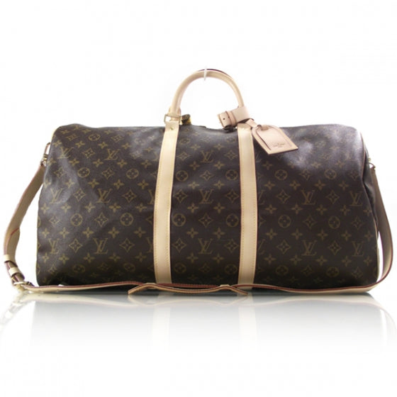 Louis Vuitton Monogram Keepall 55 + Strap 1 of 8