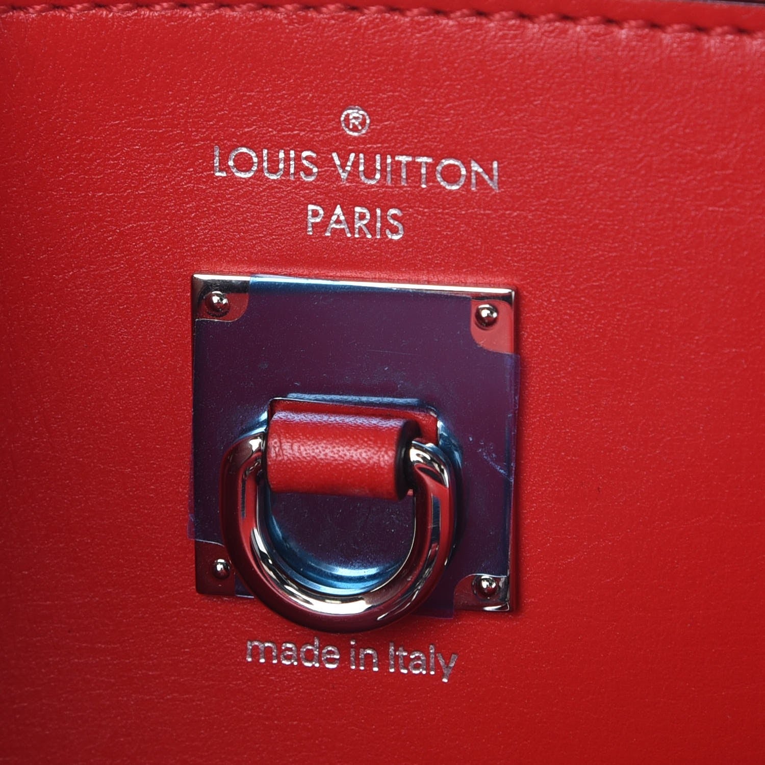 Louis Vuitton Veau Satin City Steamer MM Rubis 7 of 7