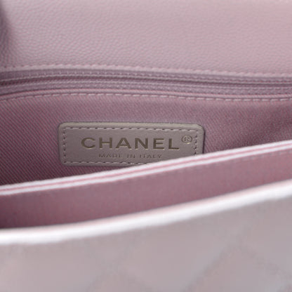 Chanel Caviar Quilted Mini Coco Handle Flap Lilas Lilac 7 of 10