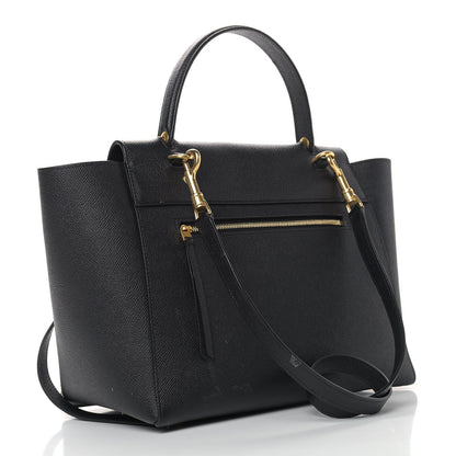Celine Grained Calfskin Mini Belt Bag Black 2 of 14