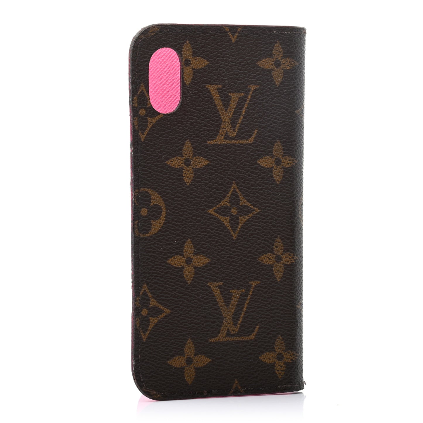 Monogram iPhone X Folio Case Rose Pop