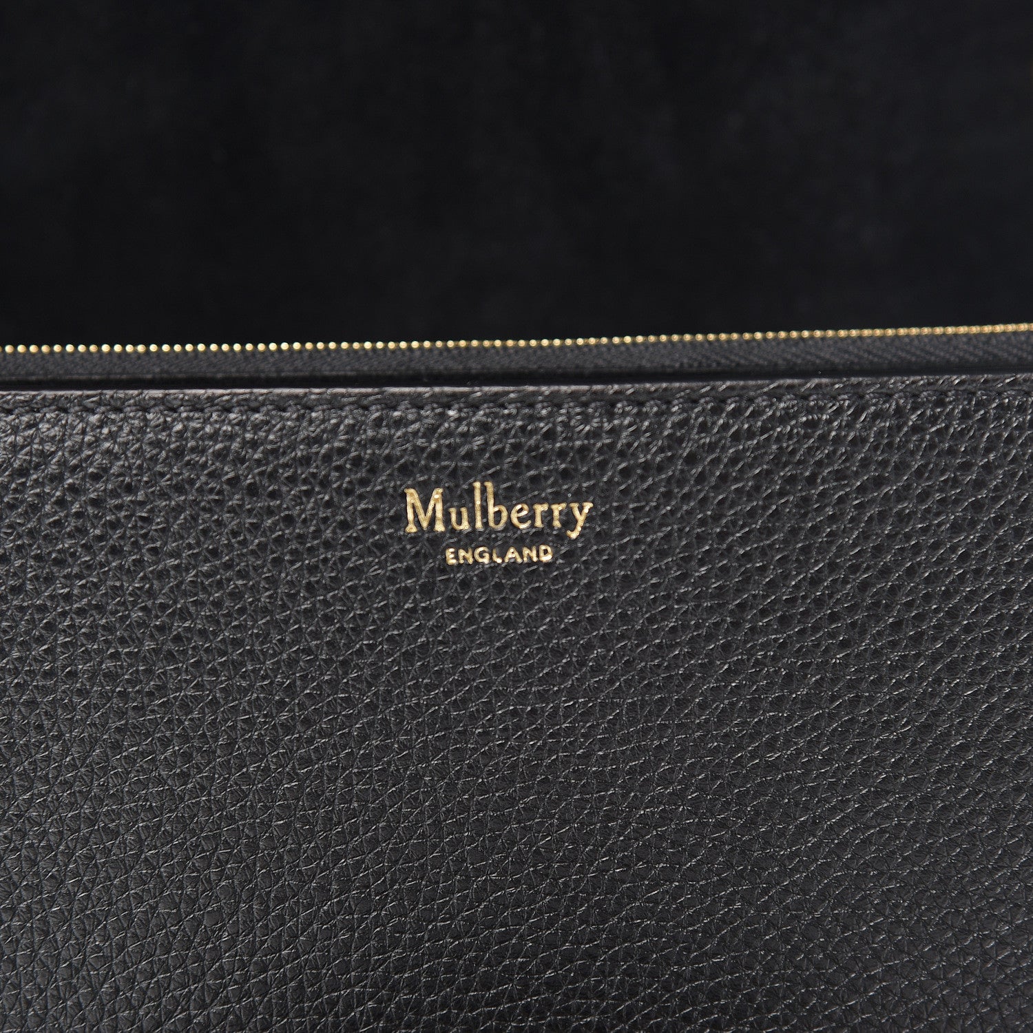 Mulberry Classic Grain Small Selwood Black 6 of 11