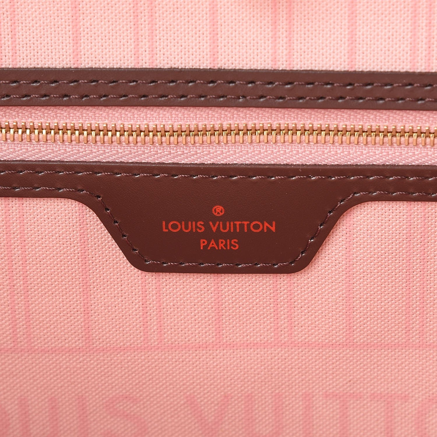 Louis Vuitton Damier Ebene Neo Neverfull MM Rose Ballerine 6 of 8
