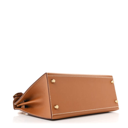 Hermes Epsom Kelly Sellier 28 Gold 4 of 12