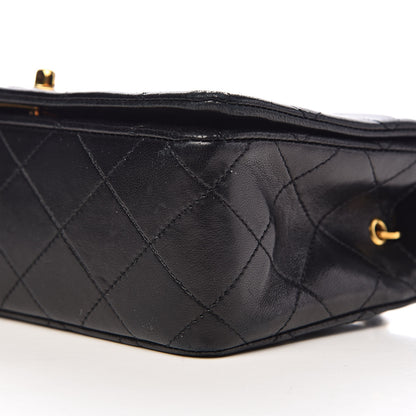 Chanel Lambskin Quilted Small Single Flap Bag Black 12 of 14