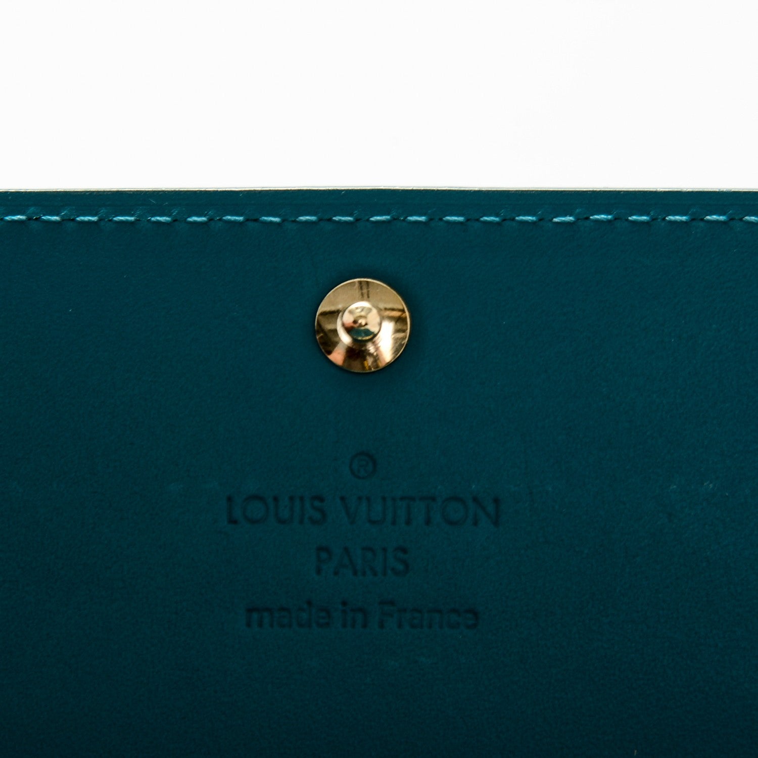 Louis Vuitton Vernis Sarah Wallet Blue Galactic 7 of 8