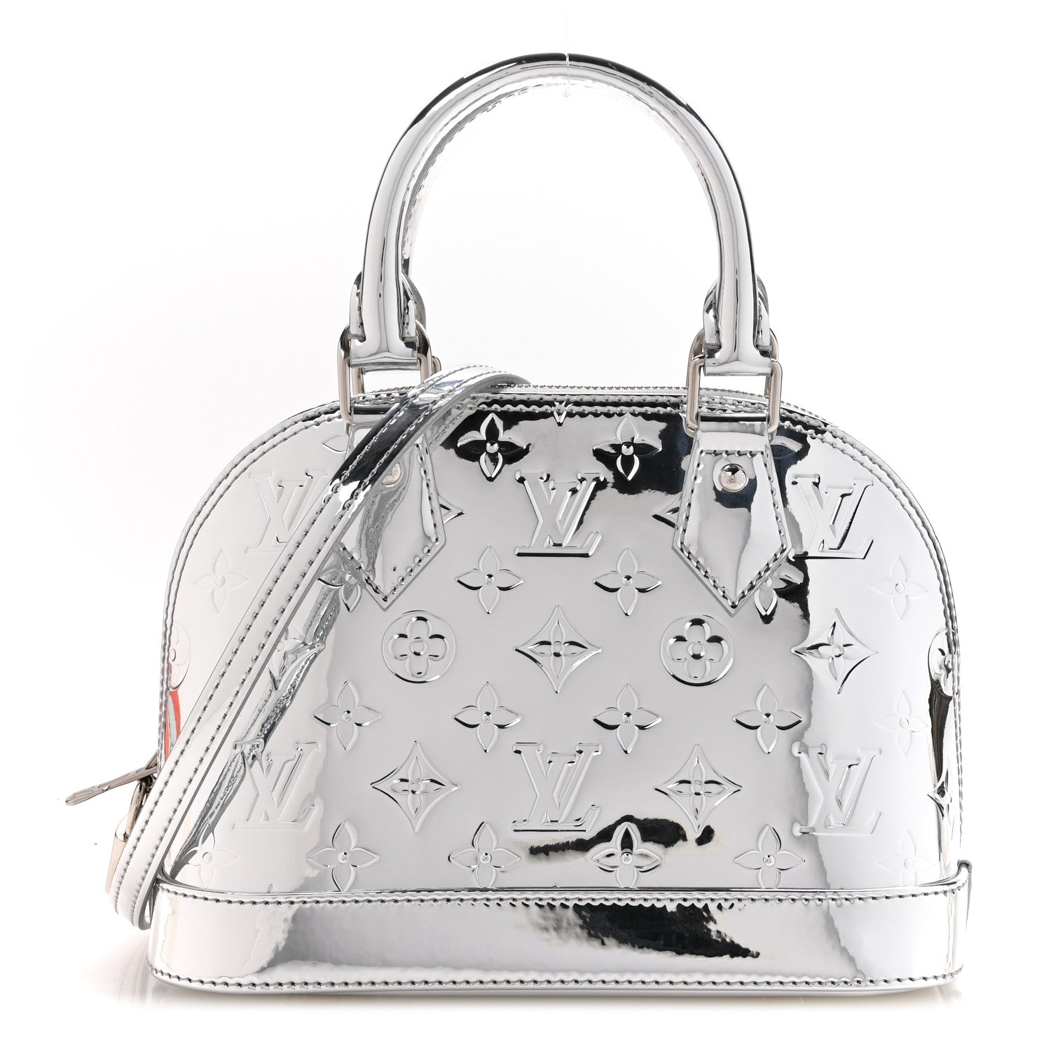 Louis Vuitton Monogram Miroir Alma BB Silver 1 of 10