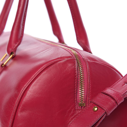 Saint Laurent Calfskin Classic Duffle 6 Fuchsia 12 of 15