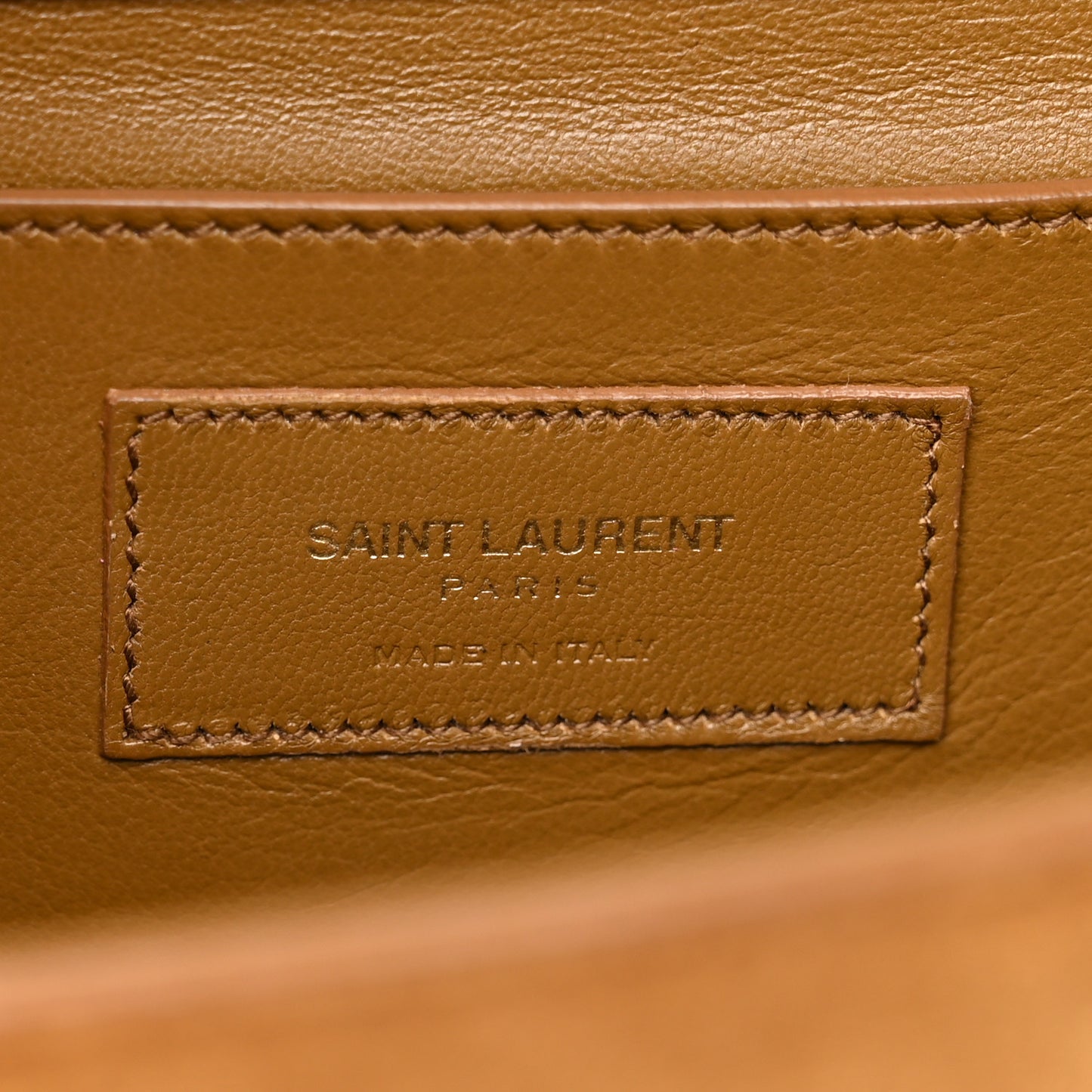 Suede Classic Monogram Kate Tassel Satchel Light Ochre
