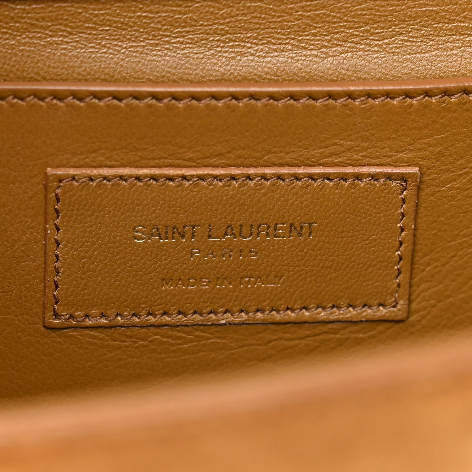 Saint Laurent Suede Classic Monogram Kate Tassel Satchel Light Ochre 6 of 10
