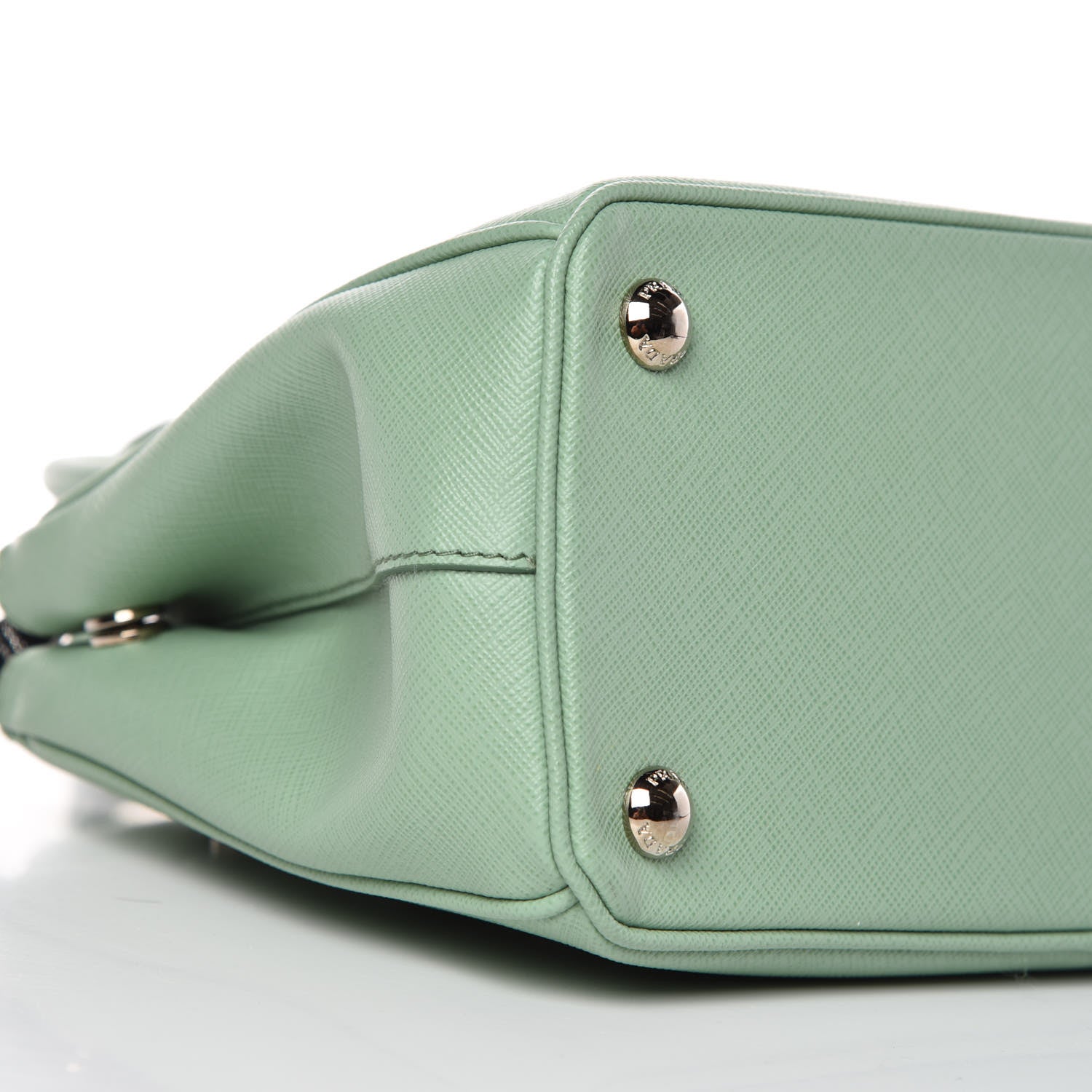 Prada Saffiano Lux Small Galleria Double Zip Tote Acquamarina 9 of 10