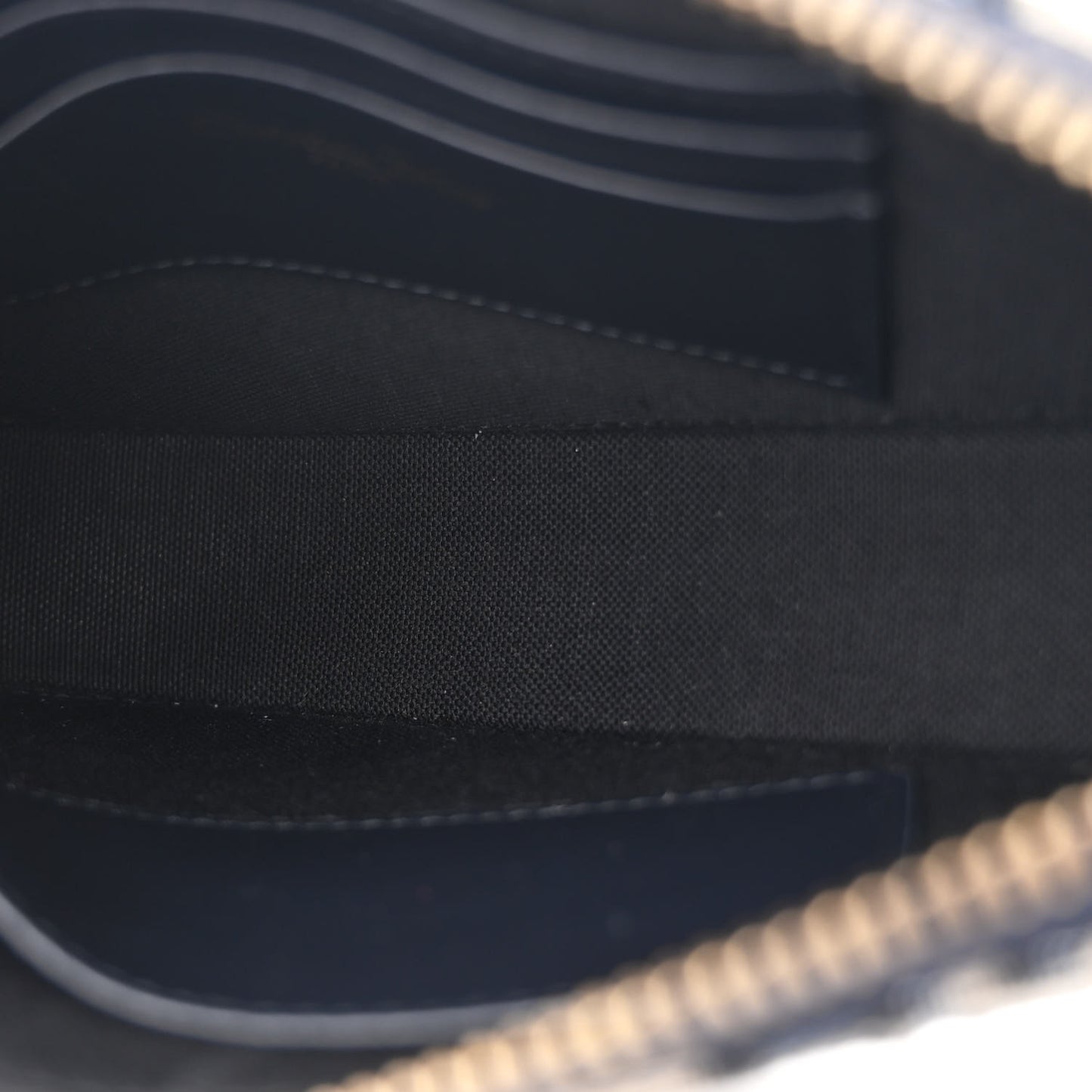 Oblique Saddle Rodeo Pouch Navy Blue