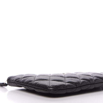 Chanel Caviar Quilted Small French New Wave CC Pouch Black 9 of 11