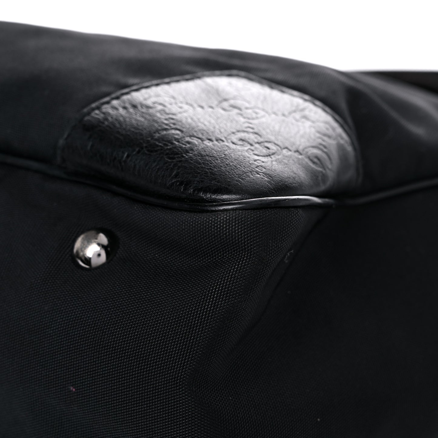 Guccissima Nylon Briefcase Black