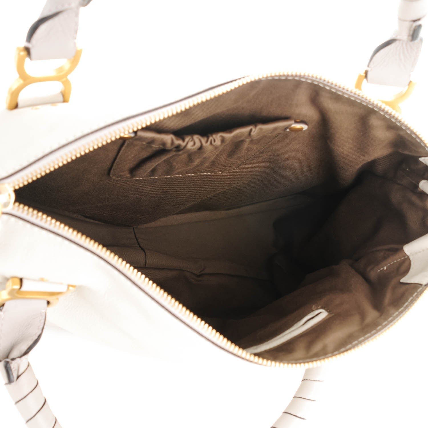 Chloe Calfskin Large Marcie Satchel Dove 5 of 8