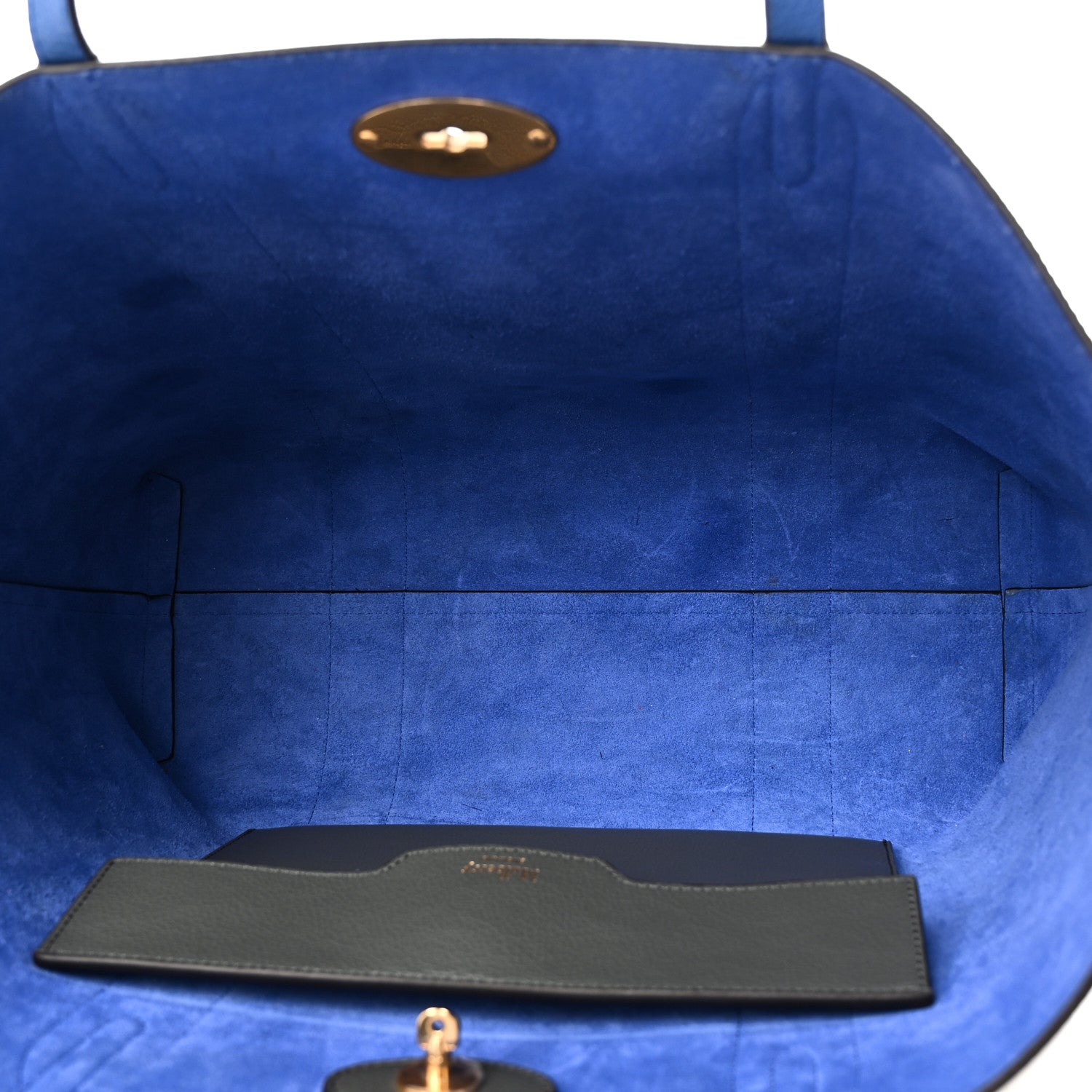 Mulberry Small Classic Grain Bayswater Tote Charcoal 5 of 9