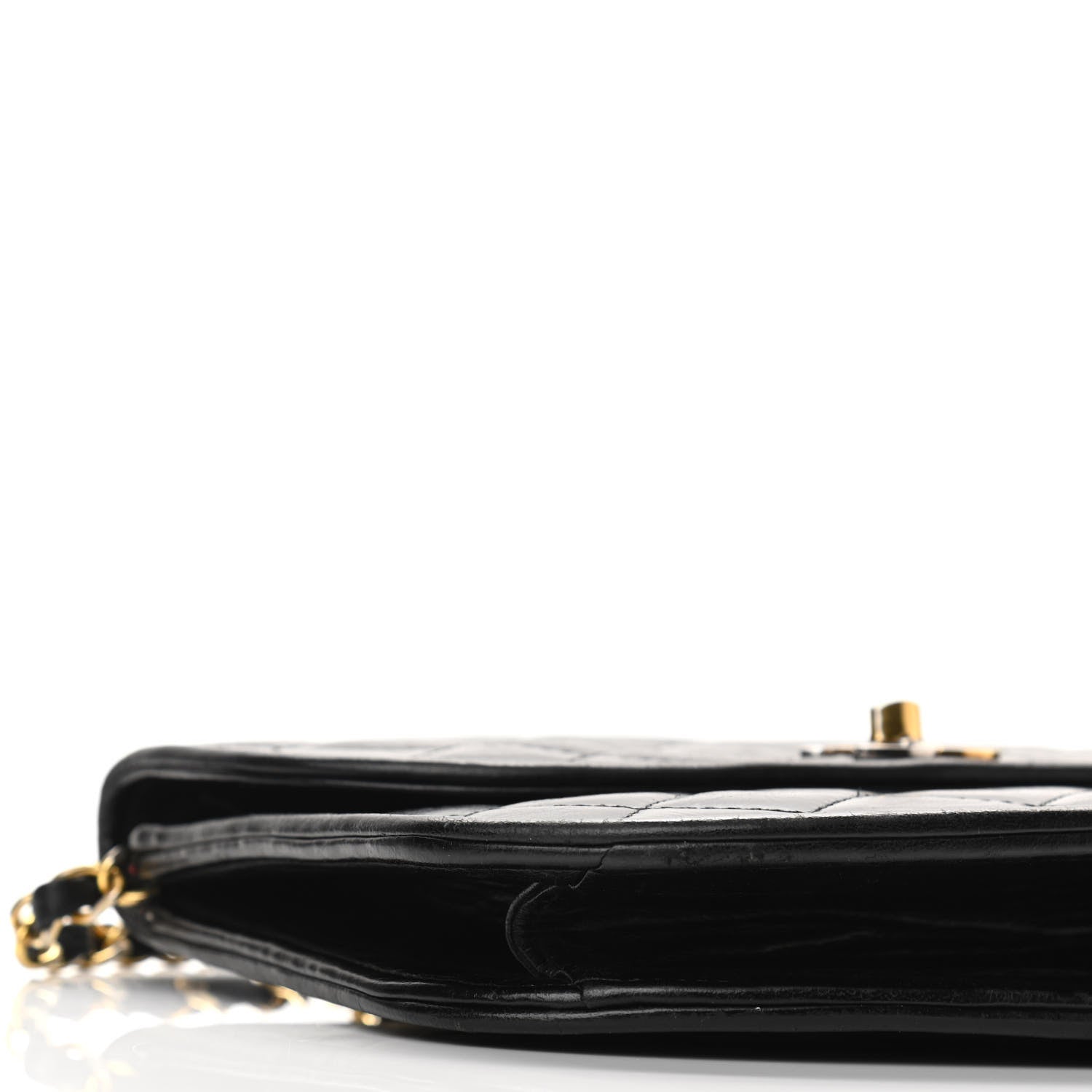 Chanel Lambskin Quilted Small Single Flap Black 9 of 11