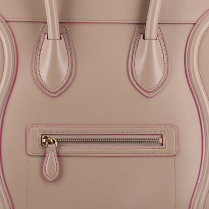 Celine Palmelato Calfskin Mini Luggage Beige 8 of 10