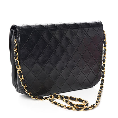 Chanel Lambskin Quilted Small Double Flap Black 2 of 11