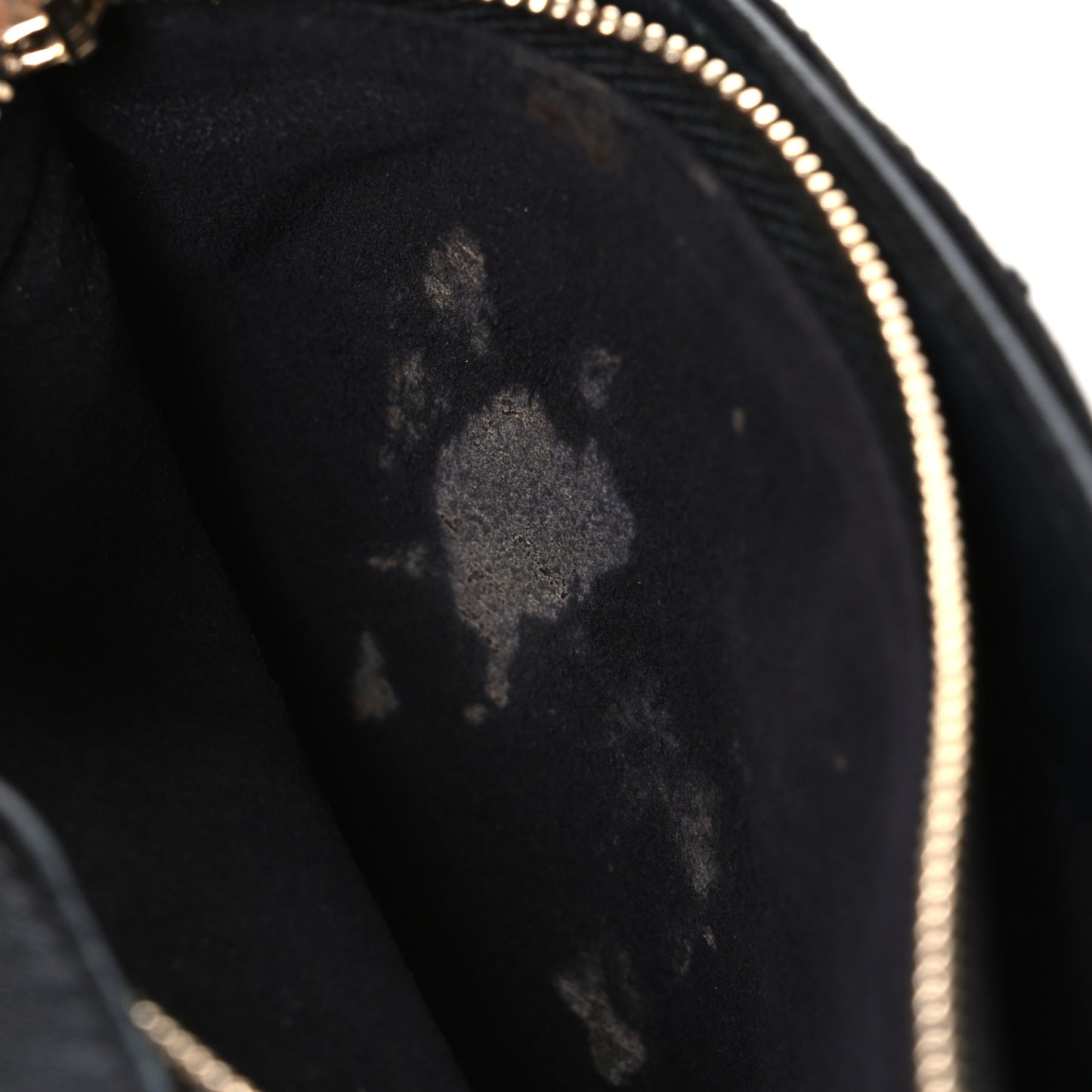 Velvet Quilted Small Clutch With Chain  Black