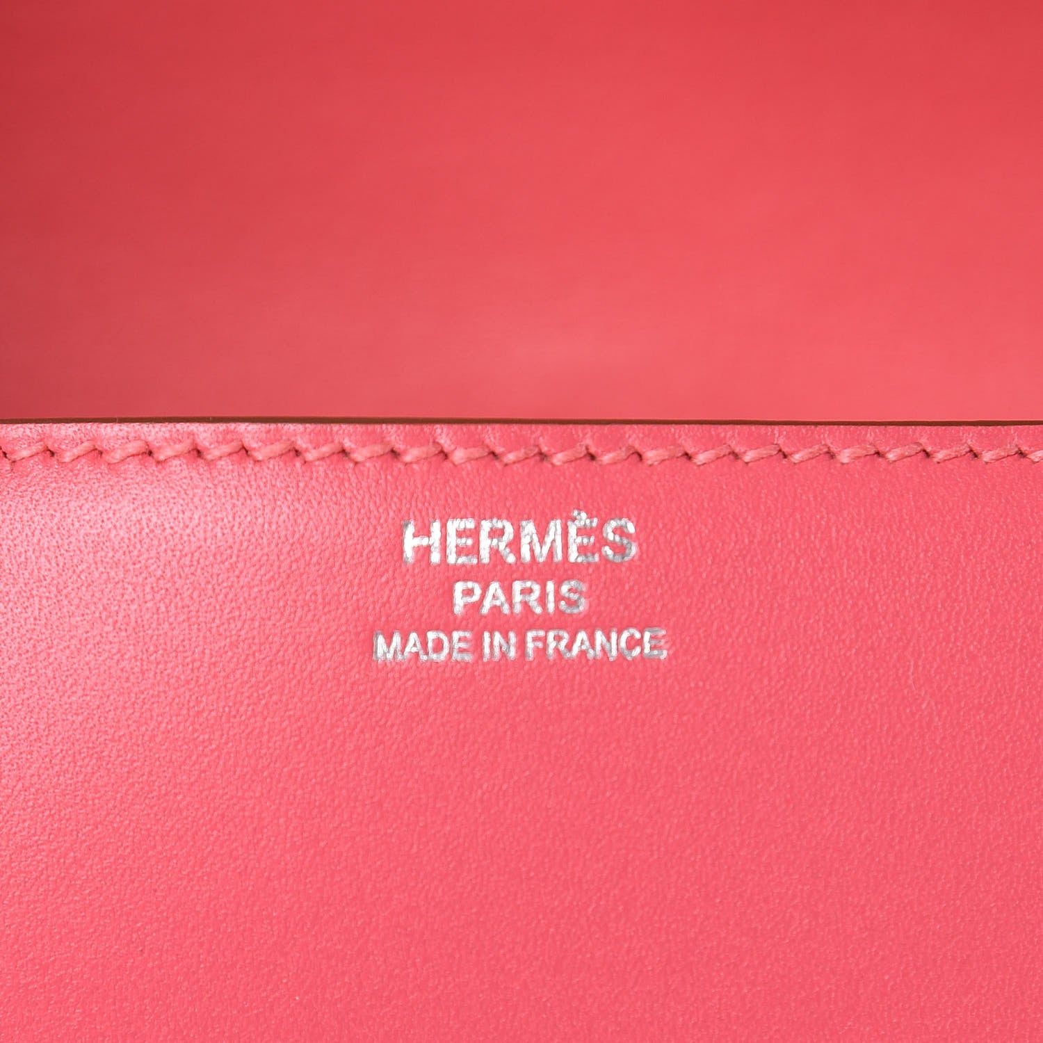 Hermes Tadelakt Egee Clutch Rose Lipstick 6 of 11