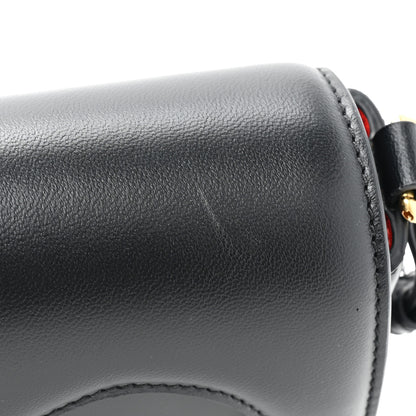 Off-White OFF WHITE Calfskin Burrow Saddle Bag Black 12 of 14