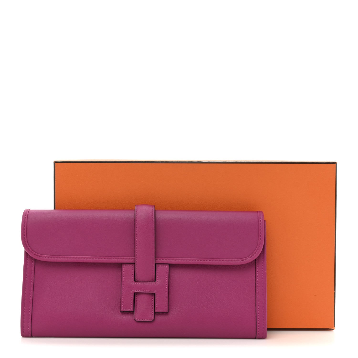 Hermes Swift Jige Elan 29 Clutch Rose Pourpre 21 of 22