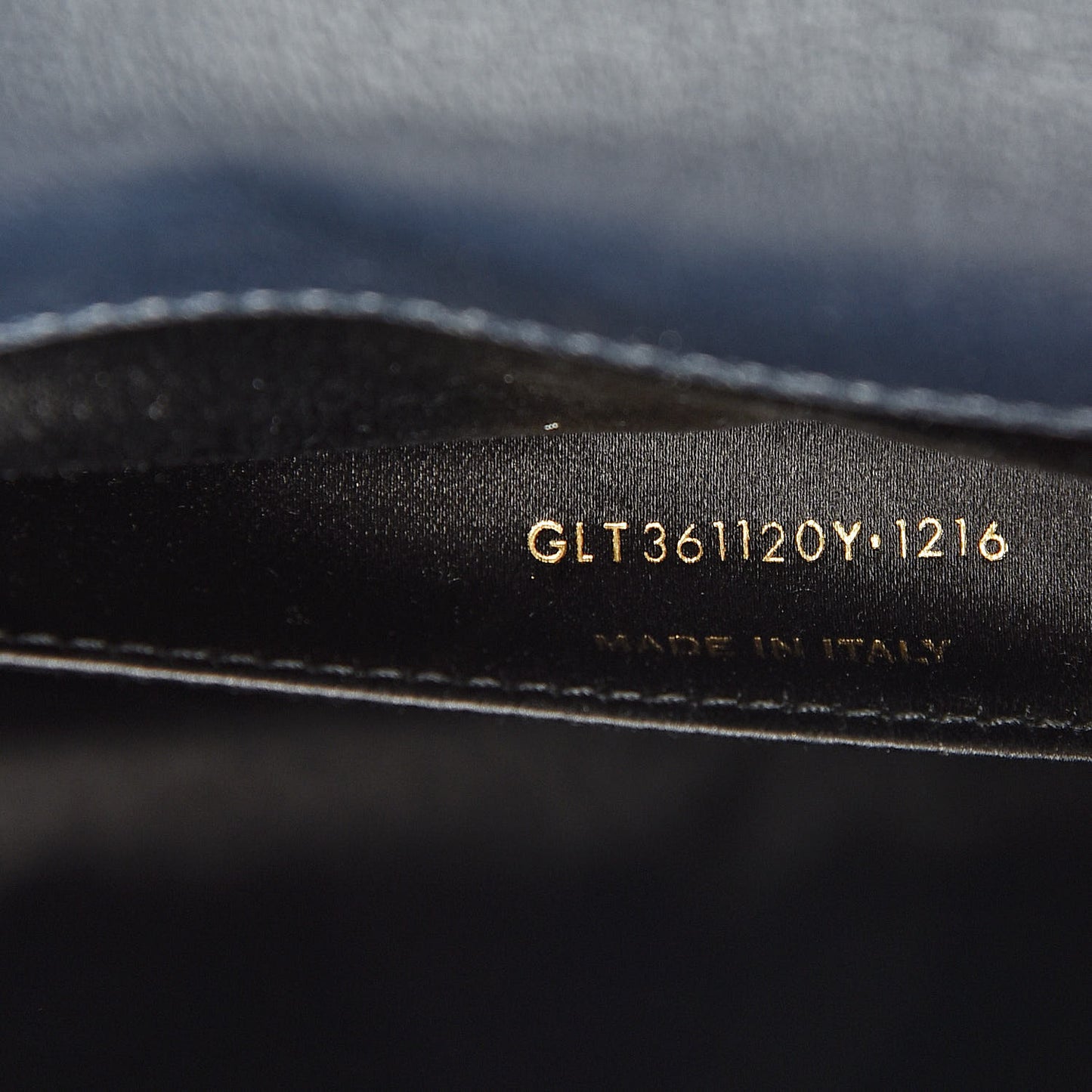 Calfskin Monogram Large Belle De Jour Clutch Navy