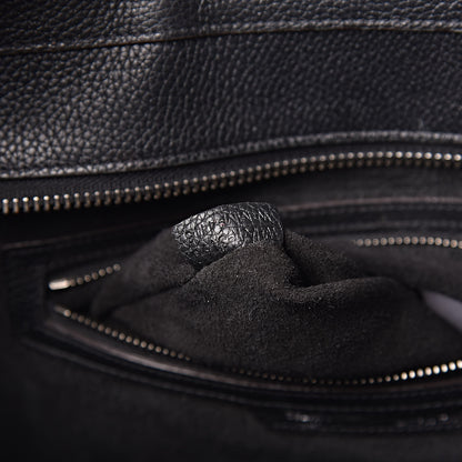 Celine Drummed Calfskin Mini Luggage Black 9 of 20