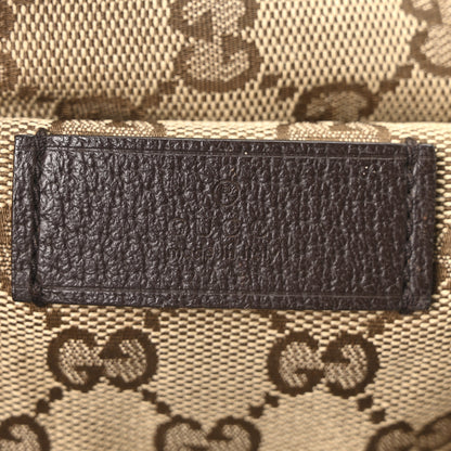 Gucci GG Monogram Web Duffle Bag Dark Brown 6 of 9
