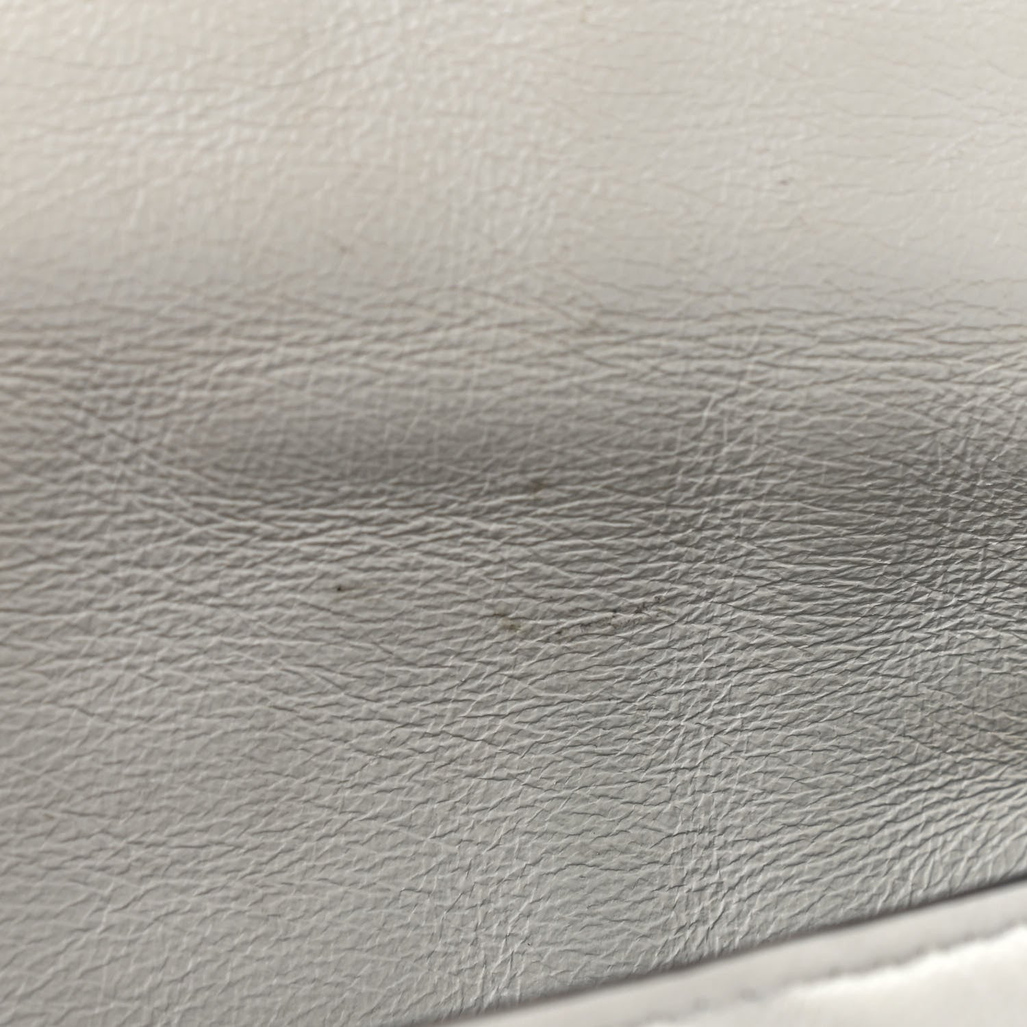 Fendi Nappa FF 1974 Embossed Mini Baguette White 11 of 16