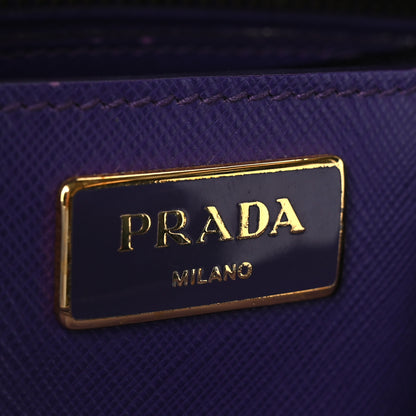 Prada Saffiano Medium Galleria Double Zip Tote Viola 8 of 13