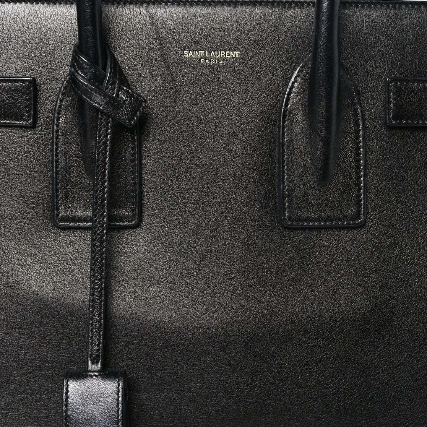Calfskin Small Sac De Jour Black