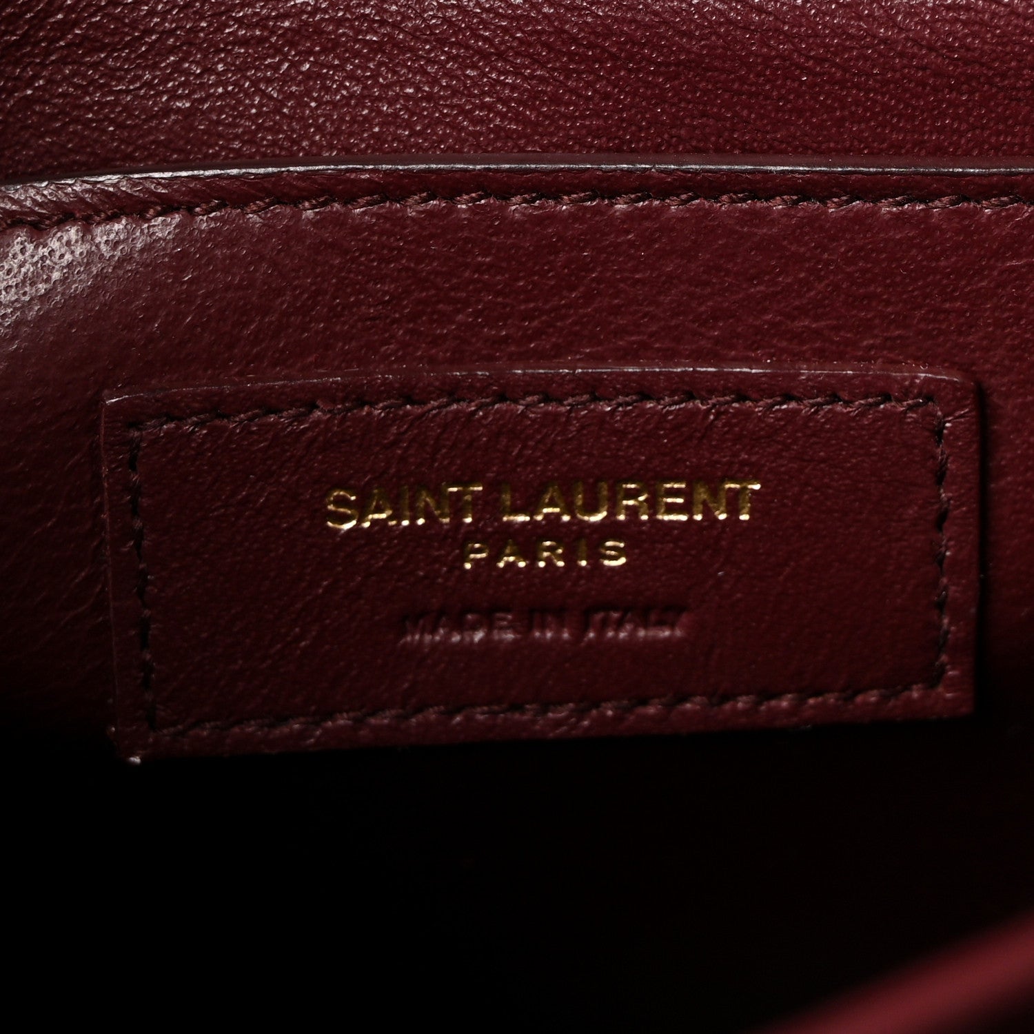Saint Laurent Grain de Poudre Medium Classic Monogram Cassandra Top Handle Black Rouge Legion 6 of 9